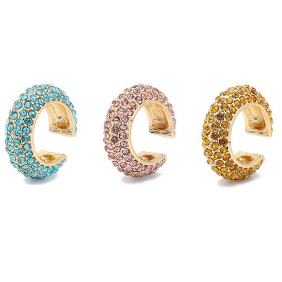 3PC Bohemian Crystal Ear Cuff Earring - Picture 17 of 17